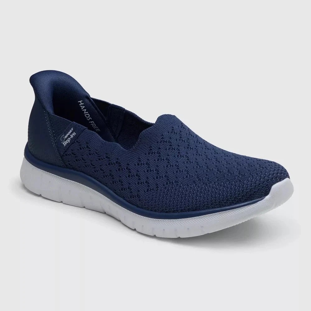 Women's Skechers Virtuosa Step Ins Sneakers Navy Size 5 New In Box